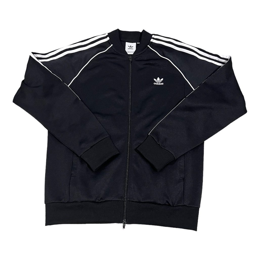 Adidas EB3991 Mens Track Jacket Large - Black/White
